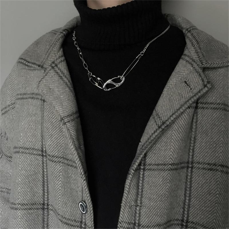 Safety Pin Chain Necklace - nightcity clothing