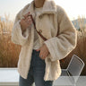 Slim Button-Up Teddy Jacket - nightcity clothing