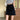 Slim Denim Mini Skirt with Detailed Pockets - nightcity clothing