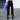 Slim Flare Pants with Split Hem - nightcity clothing
