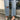 Slim Jeans with Blown Knee and Frayed Ankles - nightcity clothing