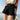 Slim Roll-Up Denim Shorts - nightcity clothing