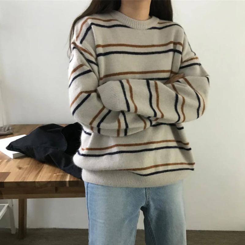 Slim Striped Sweater - nightcity clothing