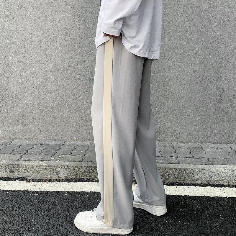 Striped Lightweight Slim Track Pants - nightcity clothing