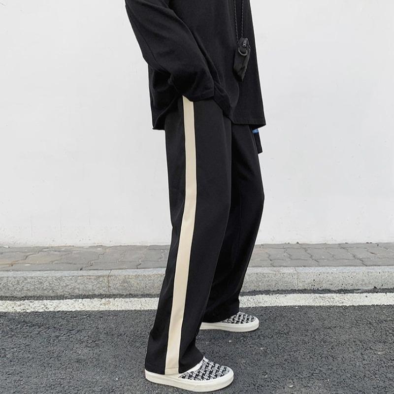 Striped Lightweight Slim Track Pants - nightcity clothing