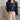 Textured Line-Printed Blouse - nightcity clothing