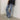 Wide Leg Knee-Blown Ripped Straight Jeans - nightcity clothing