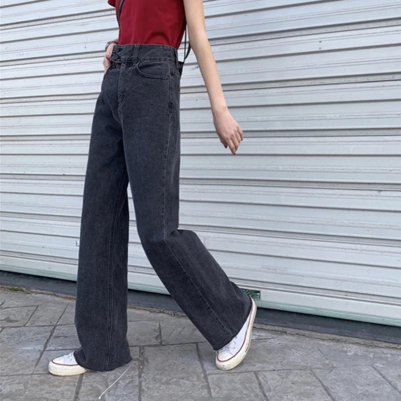 Wide Leg Straight Jeans - nightcity clothing