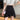 Asymmetric Ruched Mini Skirt - nightcity clothing