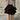 Multi-Tiered Narrow Pleated Skort - nightcity clothing
