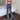 Skinny Semi Flare Knee Ripped Distressed Jeans - nightcity clothing