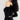 Asymmetric Beaded Strap Cold Shoulder Top - nightcity clothing