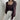 Ribbed Lantern Sleeve Knit Top with Rounded Low-Cut Neckline - nightcity clothing
