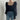 Ribbed Lantern Sleeve Knit Top with Rounded Low-Cut Neckline - nightcity clothing