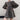 Houndstooth Puff Long Sleeve Mini Dress - nightcity clothing