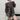 Houndstooth Puff Long Sleeve Mini Dress - nightcity clothing