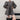 Houndstooth Puff Long Sleeve Mini Dress - nightcity clothing