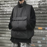 Pocketed High-Neck Oblique Zip Vest Jacket - nightcity clothing