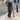 Slim Jeans with Asymmetric Distressed Knee-Blown Rip - nightcity clothing
