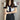 Cropped Color-Block Outline Short Sleeve Button Cardigan - nightcity clothing